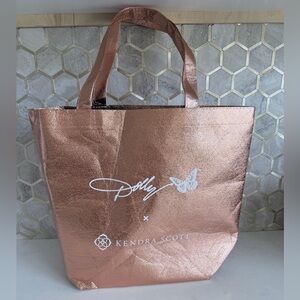 Dolly x Kendra Scott Rose Gold Tote Bag